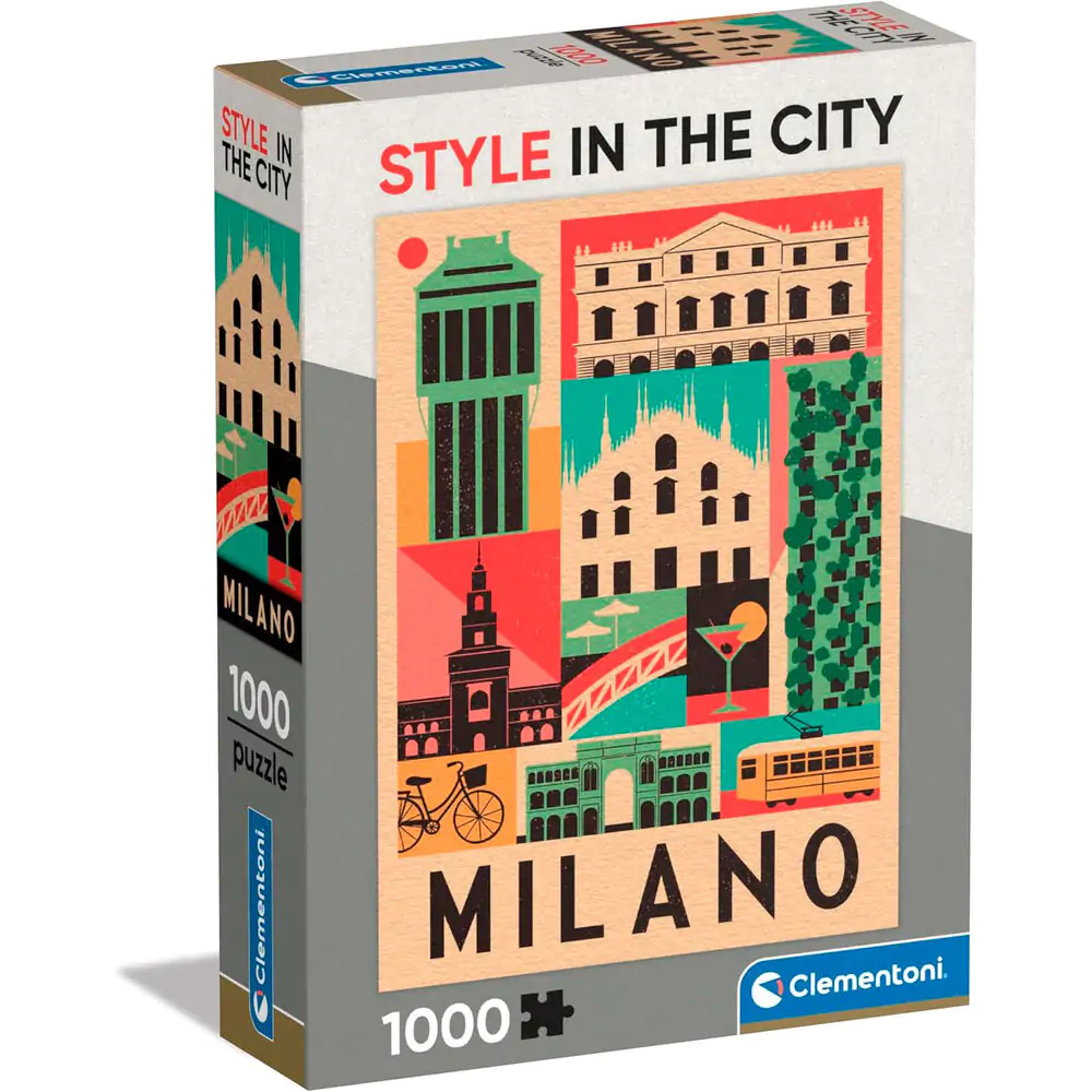 Style in the City Milan puzzle 1000pcs product photo