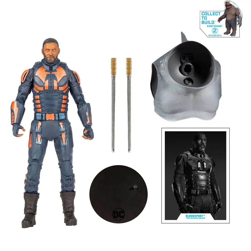 Suicide Squad Build A Action Figure Bloodsport (Unmasked) 18 cm product photo