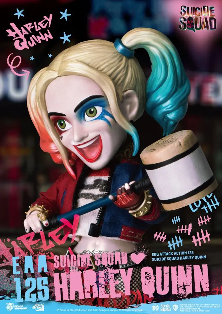 Suicide Squad Egg Attack Action Action Figure Harley Quinn 17 cm product photo
