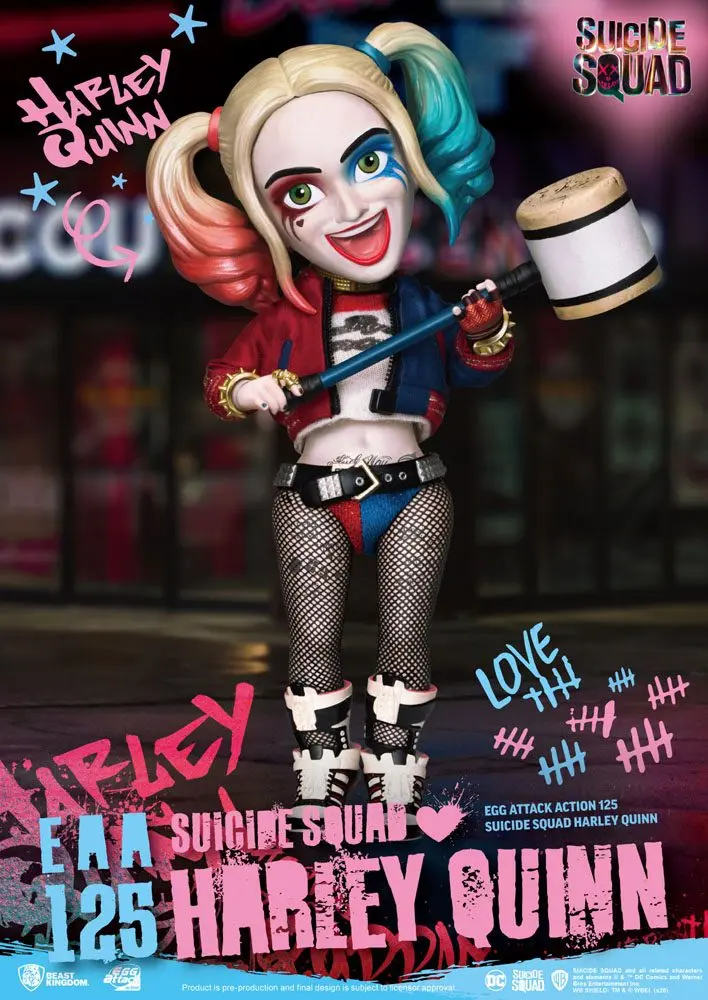 Suicide Squad Egg Attack Action Action Figure Harley Quinn 17 cm product photo
