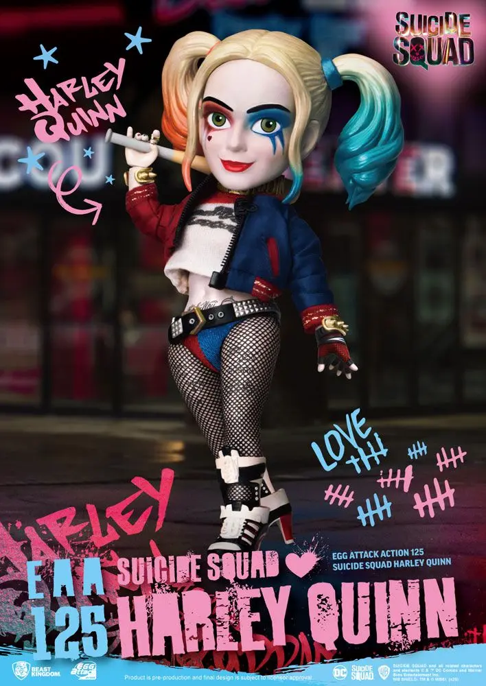 Suicide Squad Egg Attack Action Action Figure Harley Quinn 17 cm product photo