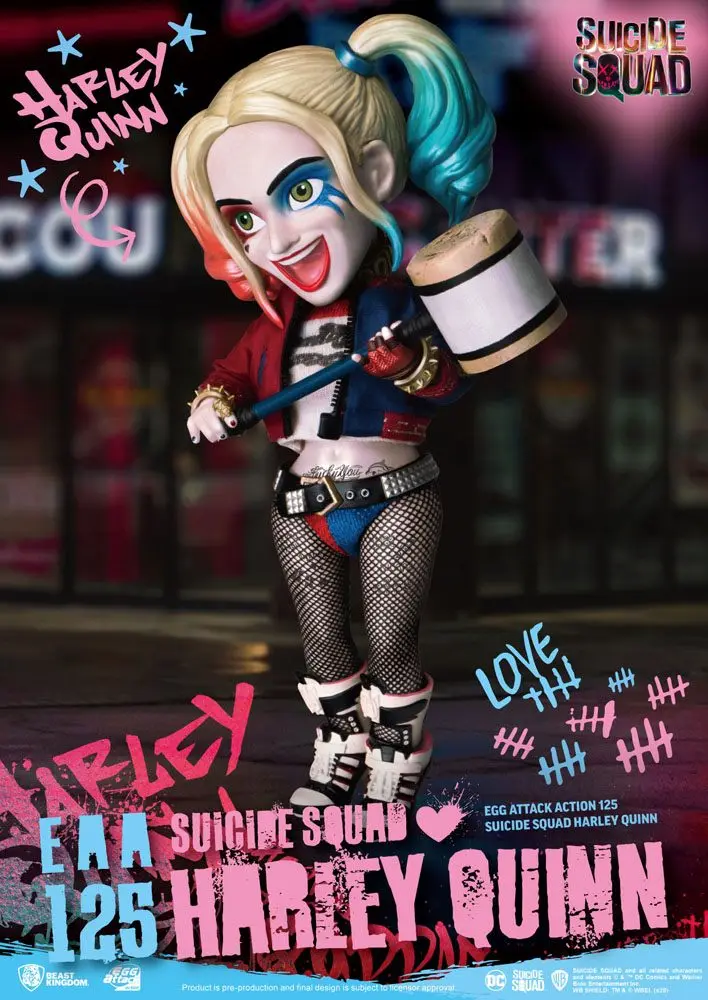Suicide Squad Egg Attack Action Action Figure Harley Quinn 17 cm product photo