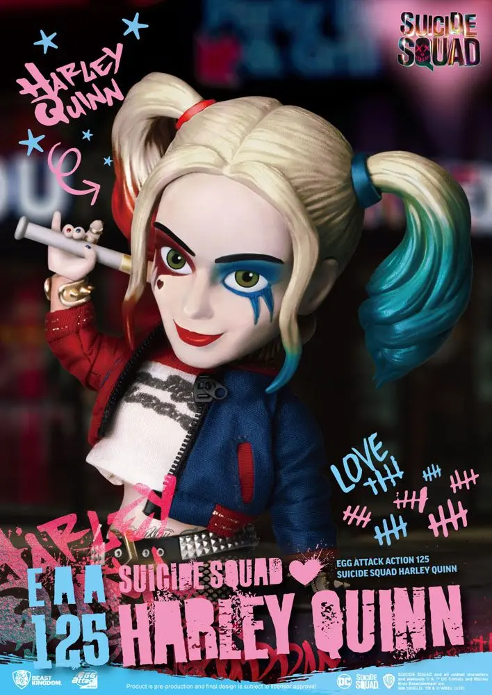 Suicide Squad Egg Attack Action Action Figure Harley Quinn 17 cm product photo