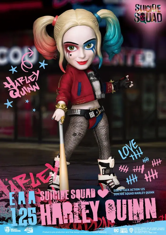 Suicide Squad Egg Attack Action Action Figure Harley Quinn 17 cm product photo