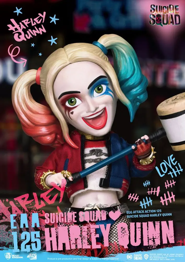 Suicide Squad Egg Attack Action Action Figure Harley Quinn 17 cm product photo