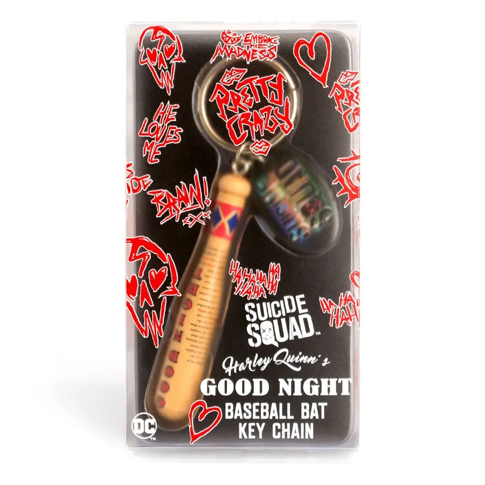 Suicide Squad Harley Quinn's Good Night Bat Keychain product photo