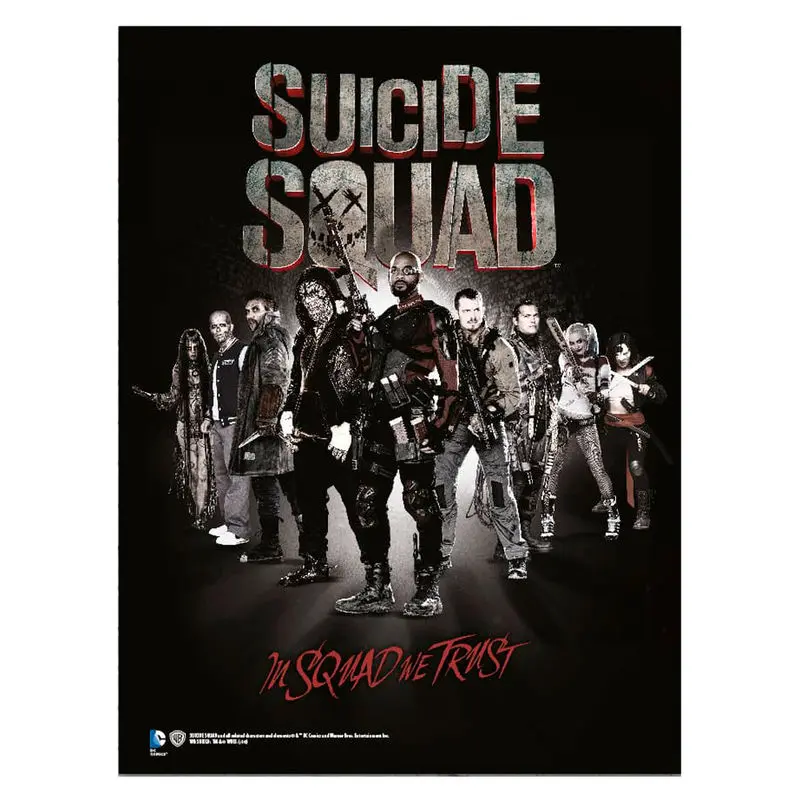 Suicide Squad In Squad glass poster product photo