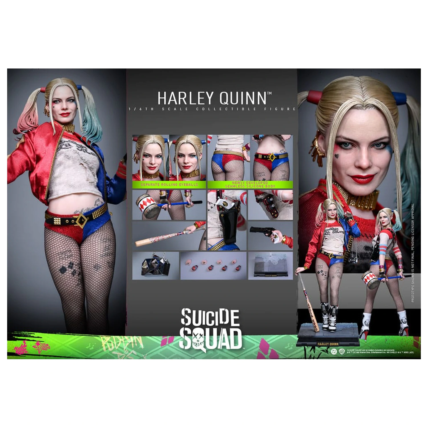 Suicide Squad Movie Masterpiece Action Figure 1/6 Harley Quinn 29 cm product photo
