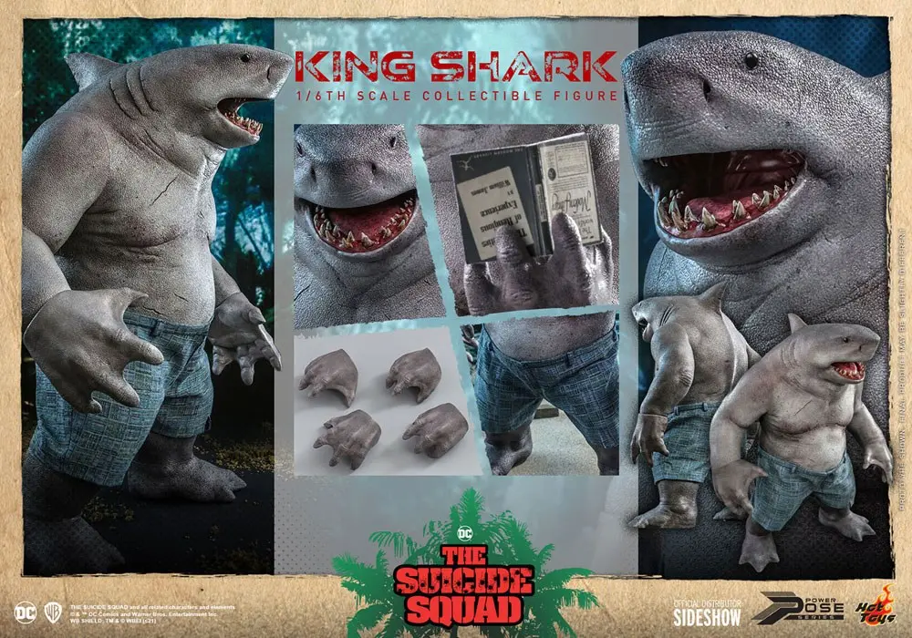 Suicide Squad Movie Masterpiece Action Figure 1/6 King Shark 35 cm product photo