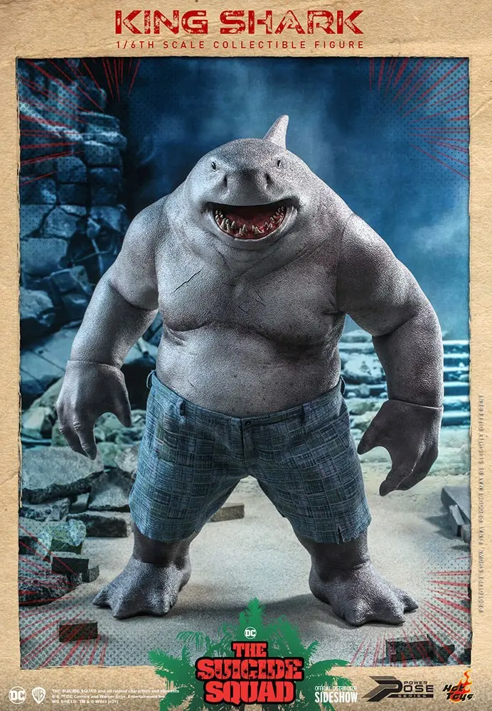 Suicide Squad Movie Masterpiece Action Figure 1/6 King Shark 35 cm product photo