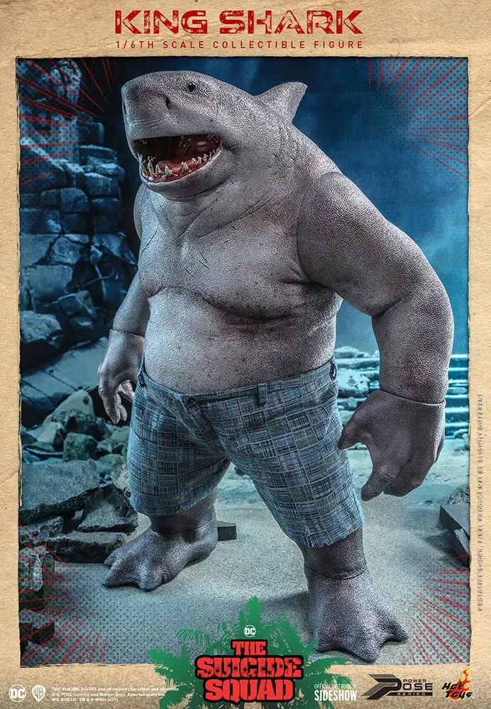 Suicide Squad Movie Masterpiece Action Figure 1/6 King Shark 35 cm termékfotó