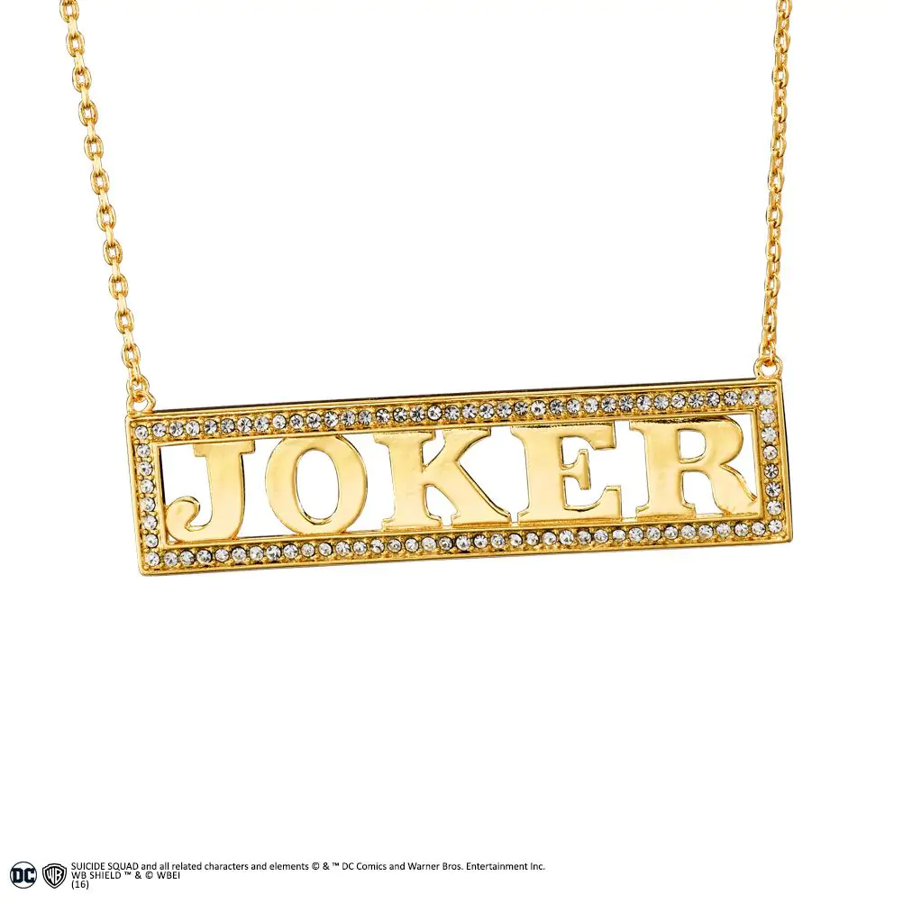 Suicide Squad Replica 1/1 Harley Quinn&#039;s Joker Necklace (gold-plated) product photo