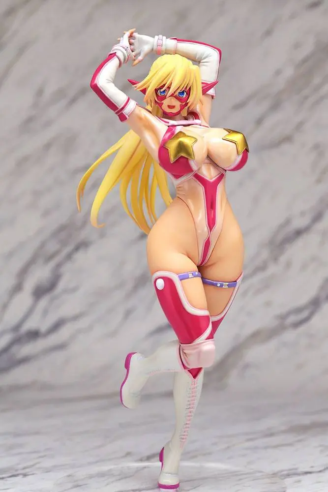 Suketto Sanjou! Statue 1/6 Sandy Bash Star Mask Red Version 31 cm product photo