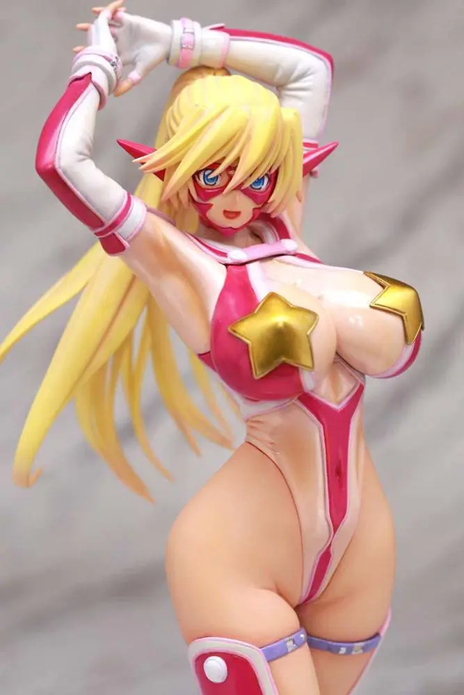 Suketto Sanjou! Statue 1/6 Sandy Bash Star Mask Red Version 31 cm product photo