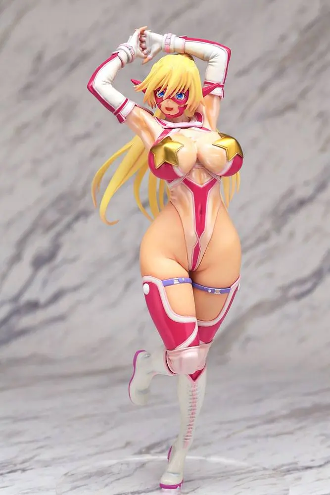 Suketto Sanjou! Statue 1/6 Sandy Bash Star Mask Red Version 31 cm product photo