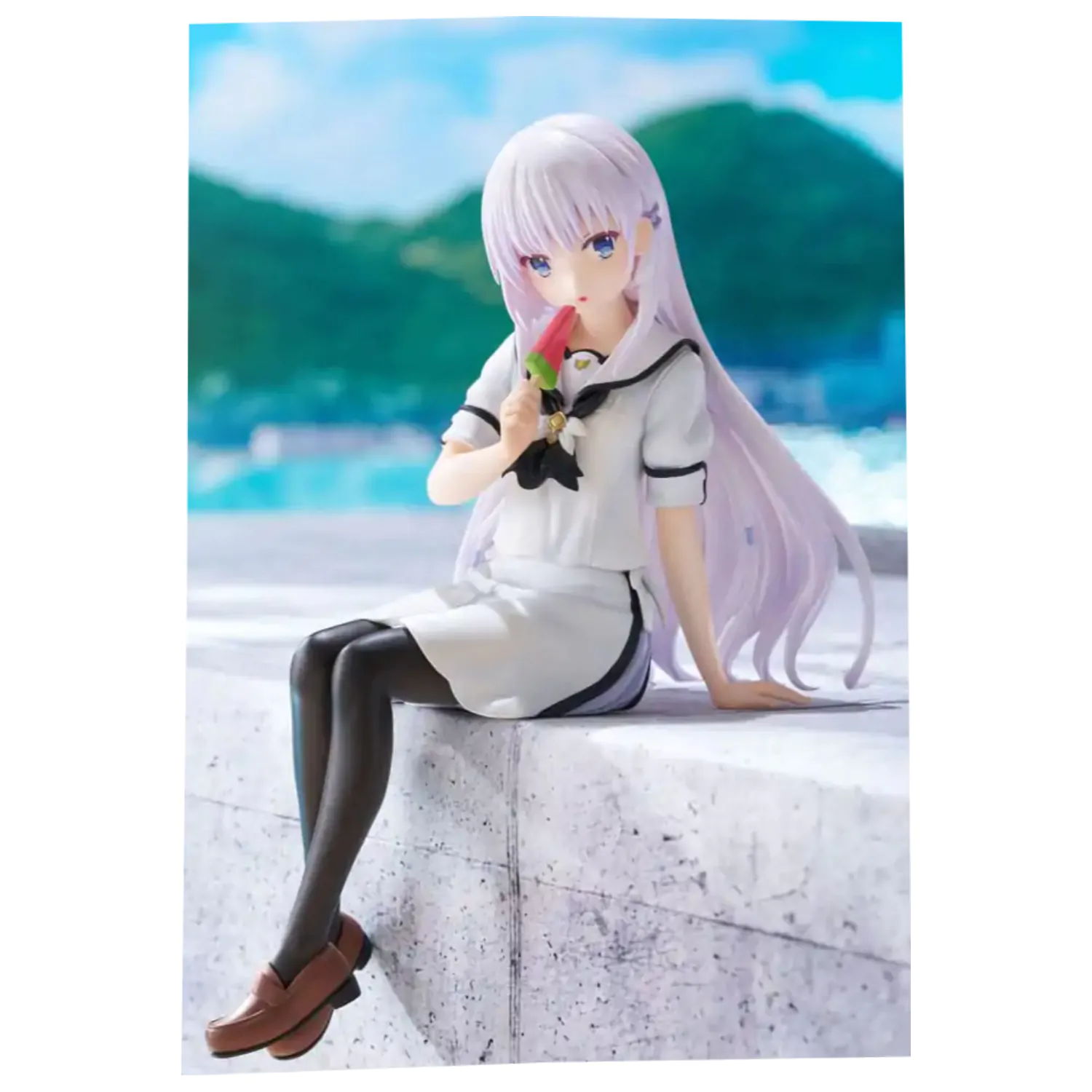 Summer Pockets Noodle Stopper PVC Statue Shiroha Naruse 15 cm product photo