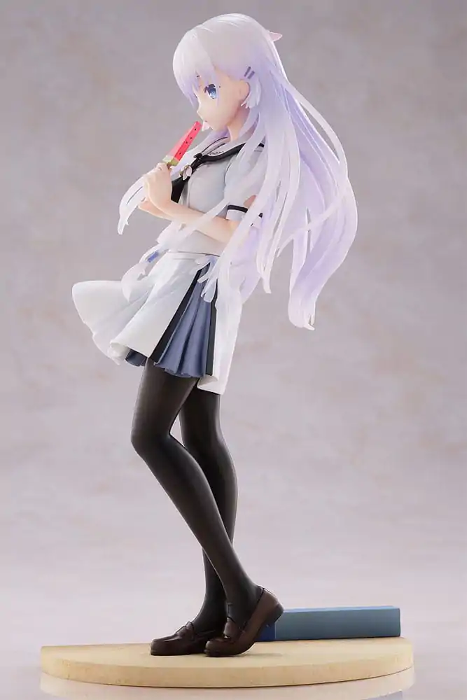 Summer Pockets REFLECTION BLUE PVC Statue 1/7 Shiroha Naruse 24 cm product photo