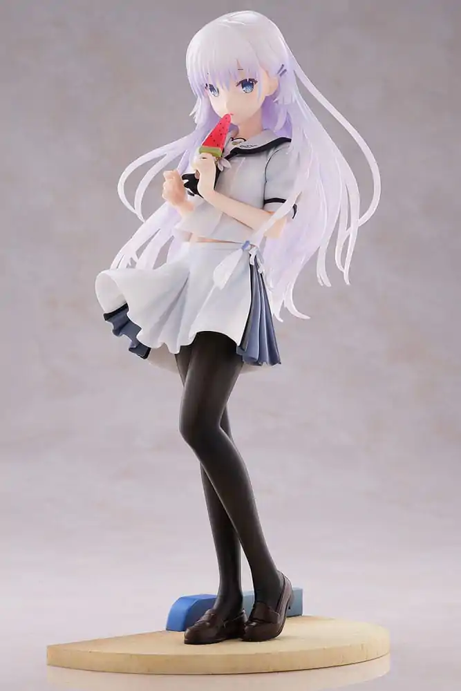 Summer Pockets REFLECTION BLUE PVC Statue 1/7 Shiroha Naruse 24 cm product photo