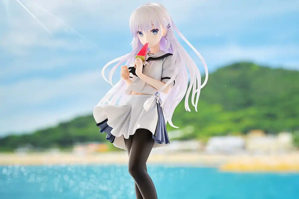 Summer Pockets REFLECTION BLUE PVC Statue 1/7 Shiroha Naruse 24 cm product photo