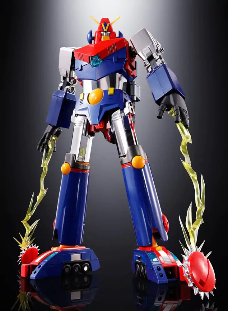 Super Electromagnetic Machine Voltes V Soul of Chogokin Diecast Action Figure GX31-SP Com-Battler V Chogokin 50th Anniversary Ver. 25 cm product photo