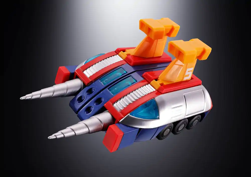 Super Electromagnetic Machine Voltes V Soul of Chogokin Diecast Action Figure GX31-SP Com-Battler V Chogokin 50th Anniversary Ver. 25 cm product photo