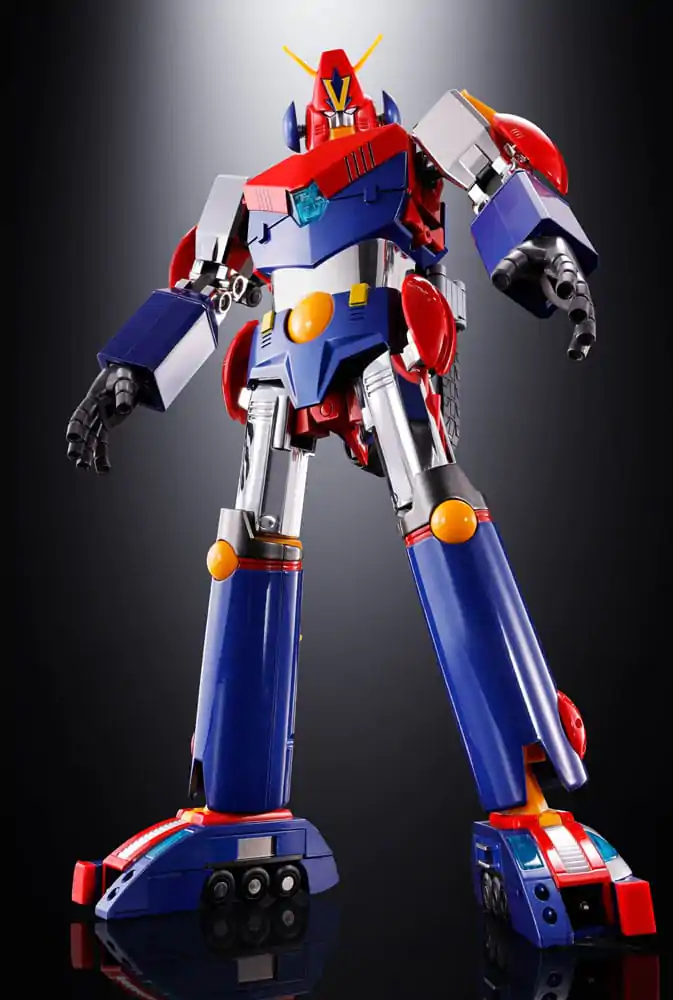 Super Electromagnetic Machine Voltes V Soul of Chogokin Diecast Action Figure GX31-SP Com-Battler V Chogokin 50th Anniversary Ver. 25 cm product photo