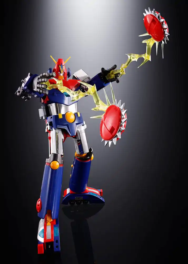 Super Electromagnetic Machine Voltes V Soul of Chogokin Diecast Action Figure GX31-SP Com-Battler V Chogokin 50th Anniversary Ver. 25 cm product photo