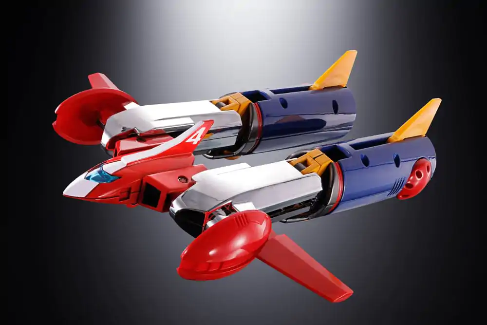 Super Electromagnetic Machine Voltes V Soul of Chogokin Diecast Action Figure GX31-SP Com-Battler V Chogokin 50th Anniversary Ver. 25 cm product photo