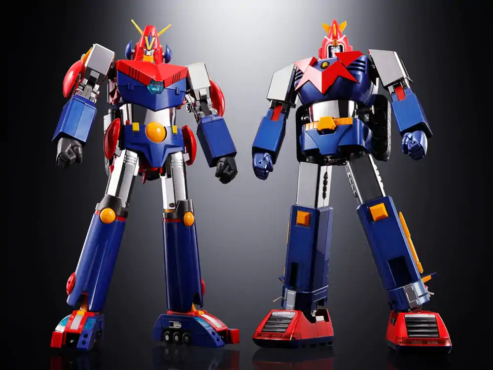 Super Electromagnetic Machine Voltes V Soul of Chogokin Diecast Action Figure GX31-SP Com-Battler V Chogokin 50th Anniversary Ver. 25 cm product photo