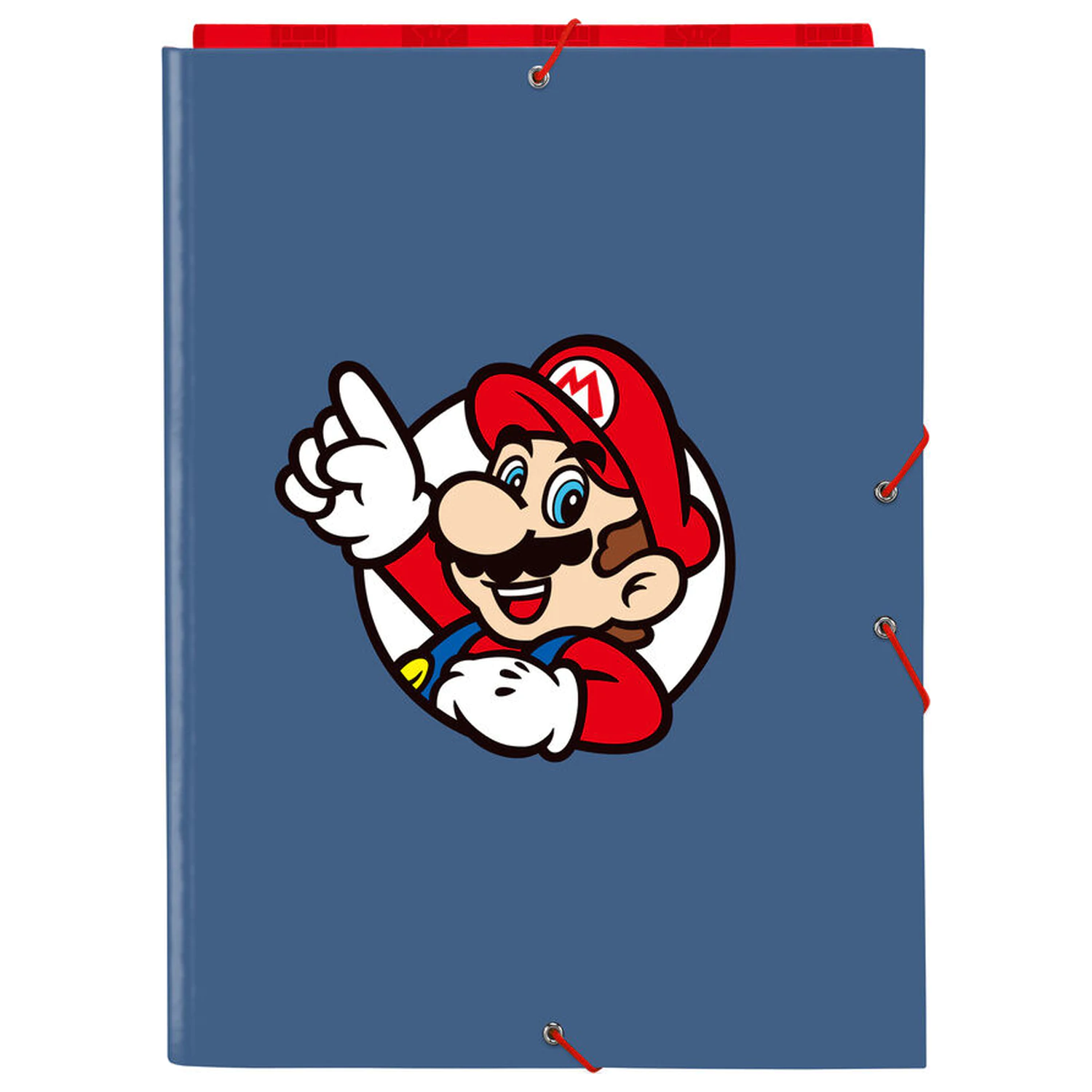 Super Mario A4 cardboard binder with flaps product photo