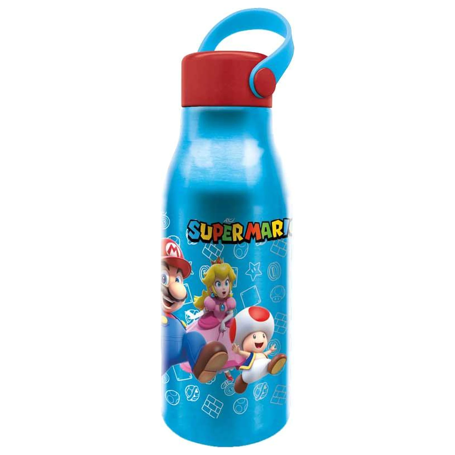 Super Mario Aluminium Bottle with Handle 760ml product photo