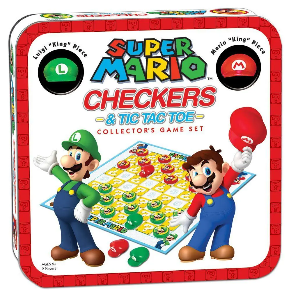 Super Mario Boardgame Checkers Collector's Game product photo