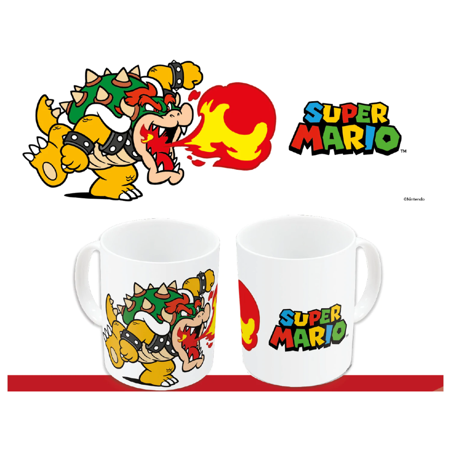 SUPER MARIO Bowser Ceramic Mug product photo
