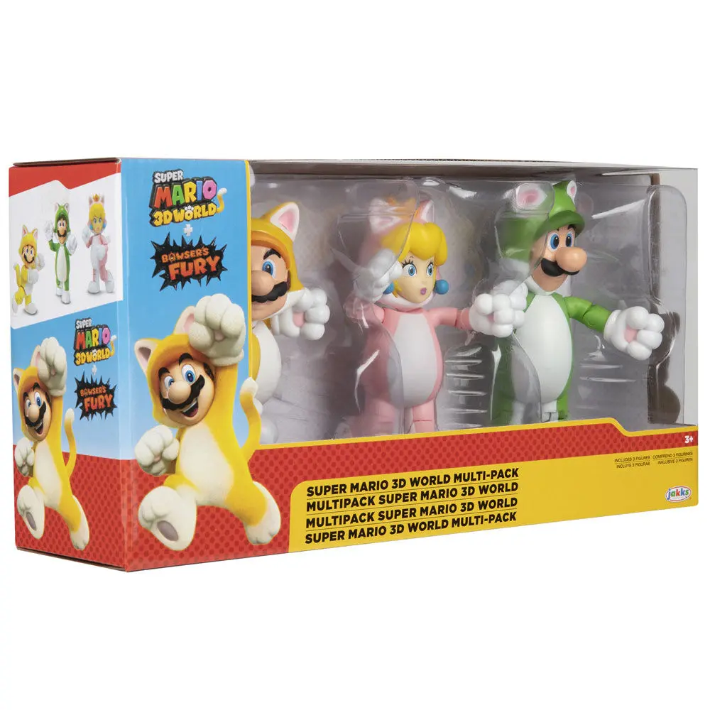 Super Mario Bros pack 3 figures 10cm termékfotó