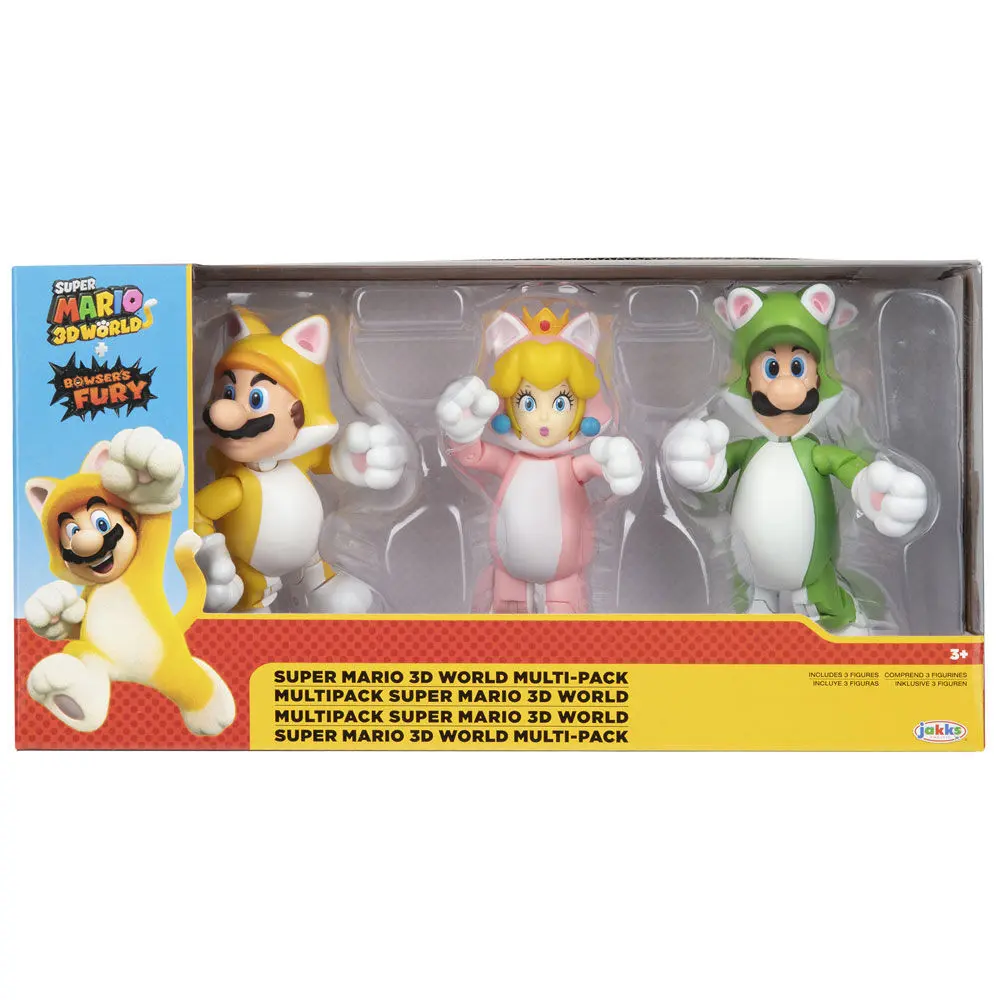 Super Mario Bros pack 3 figures 10cm product photo