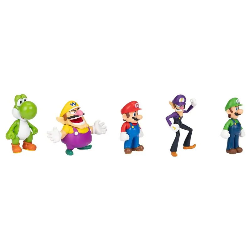 Super Mario Bros blister 5 figures 6cm termékfotó