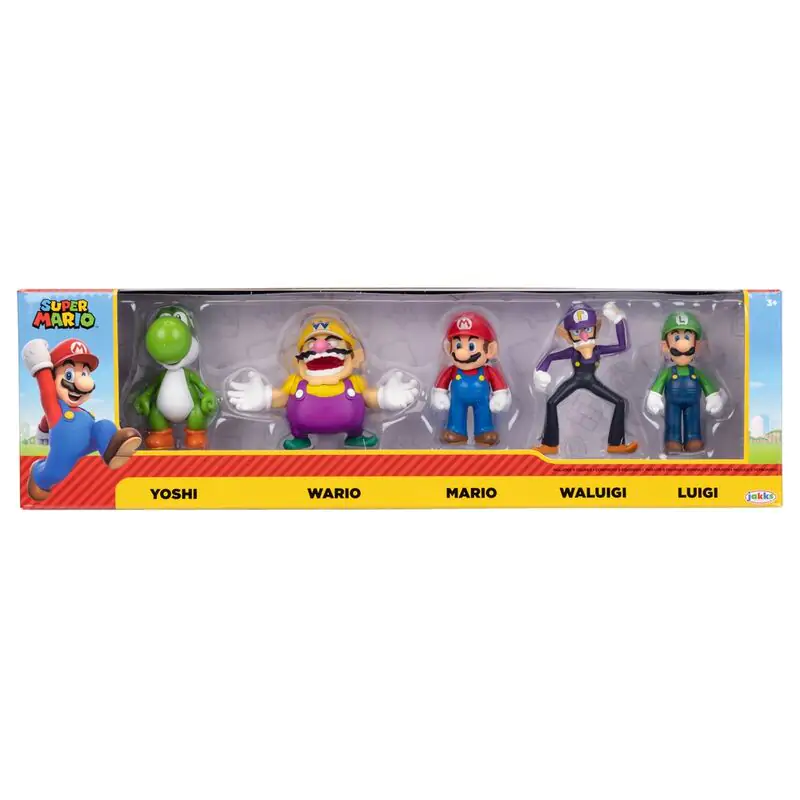 Super Mario Bros blister 5 figures 6cm termékfotó