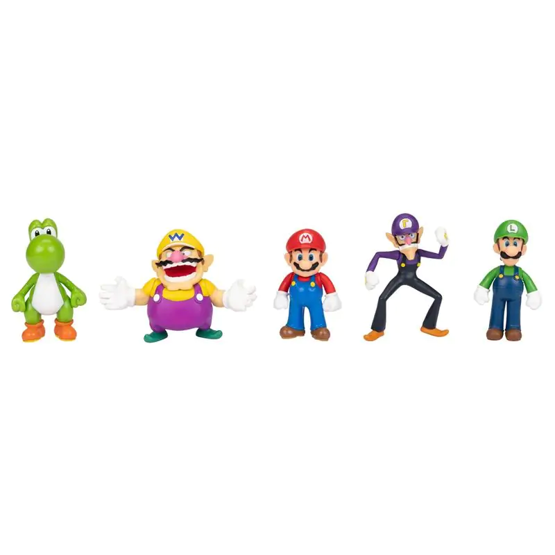 Super Mario Bros blister 5 figures 6cm termékfotó