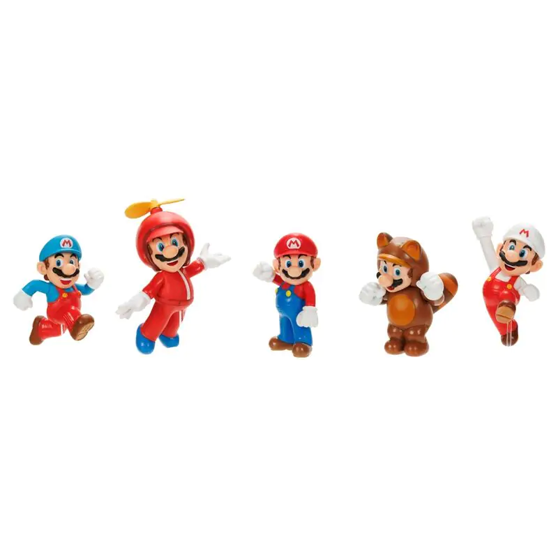 Super Mario Bros blister 5 figures 6cm termékfotó