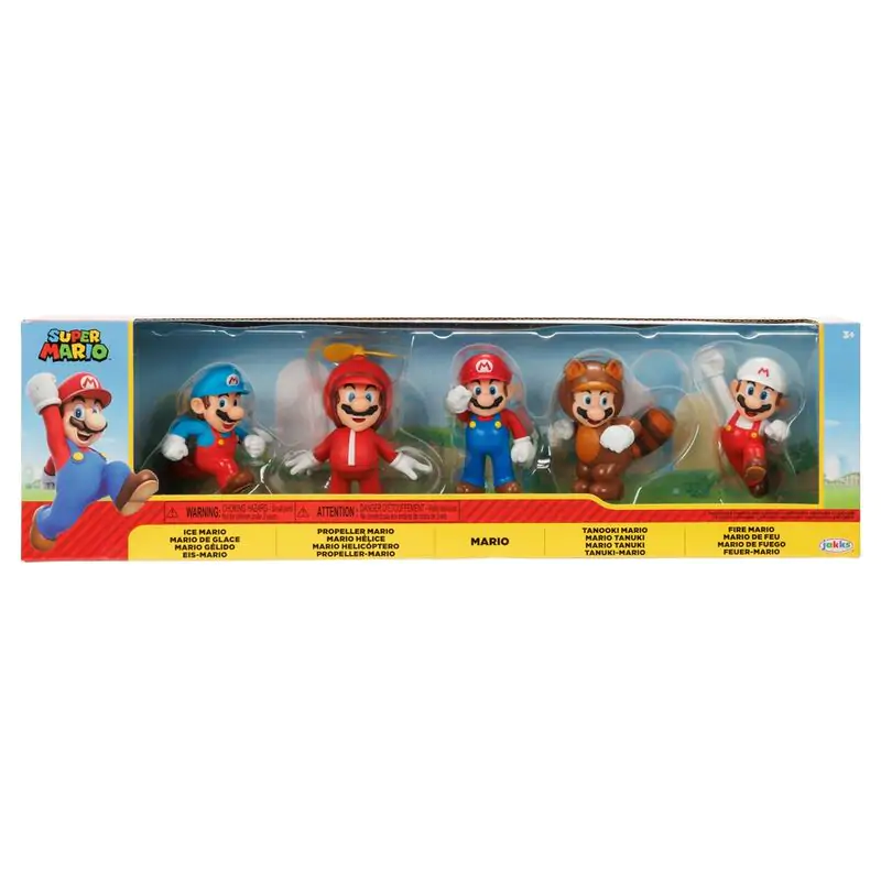 Super Mario Bros blister 5 figures 6cm termékfotó