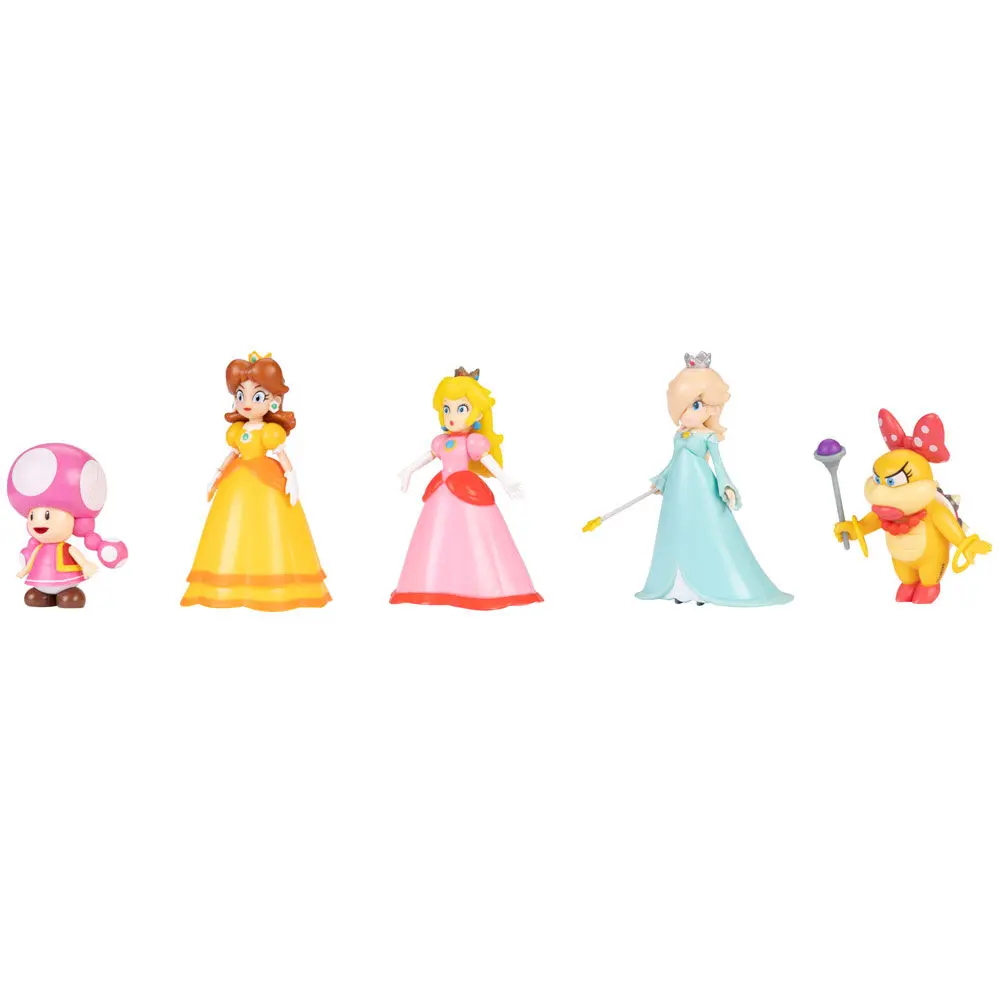 Super Mario Bros pack 5 figures 6 cm product photo