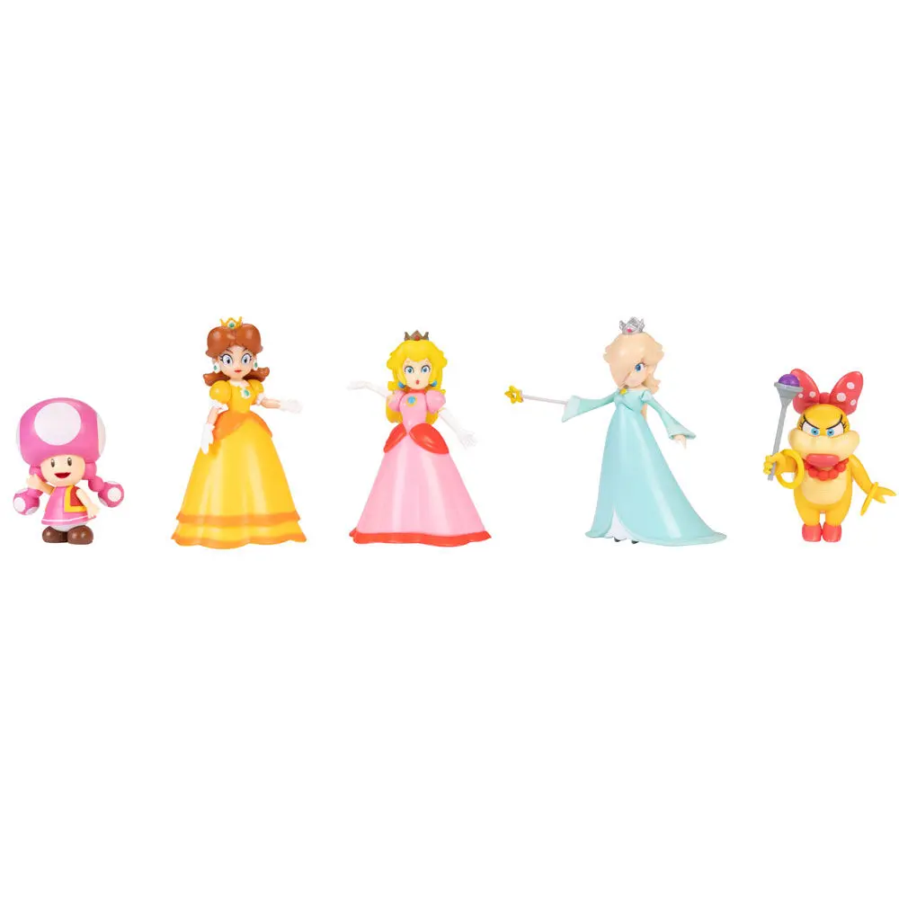 Super Mario Bros pack 5 figures 6 cm product photo