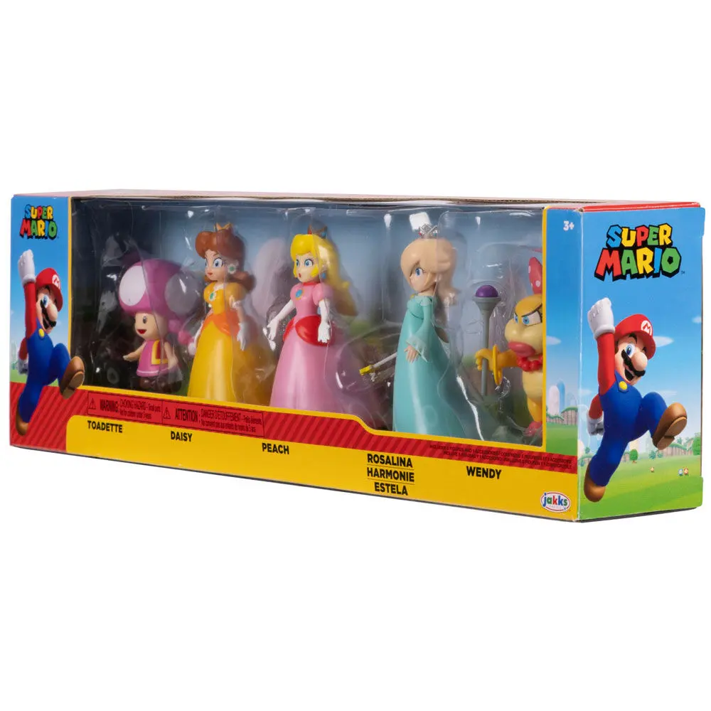 Super Mario Bros pack 5 figures 6 cm product photo