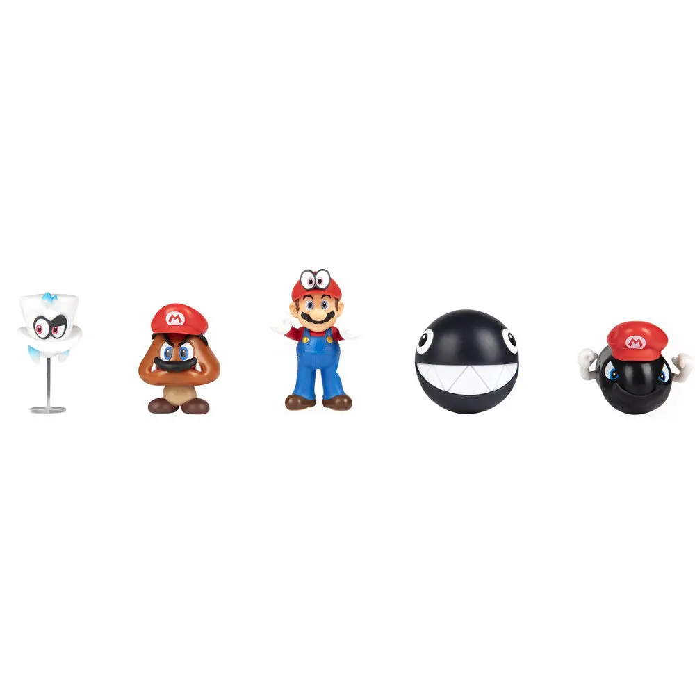 Super Mario Bros pack 5 figures 6,5cm termékfotó