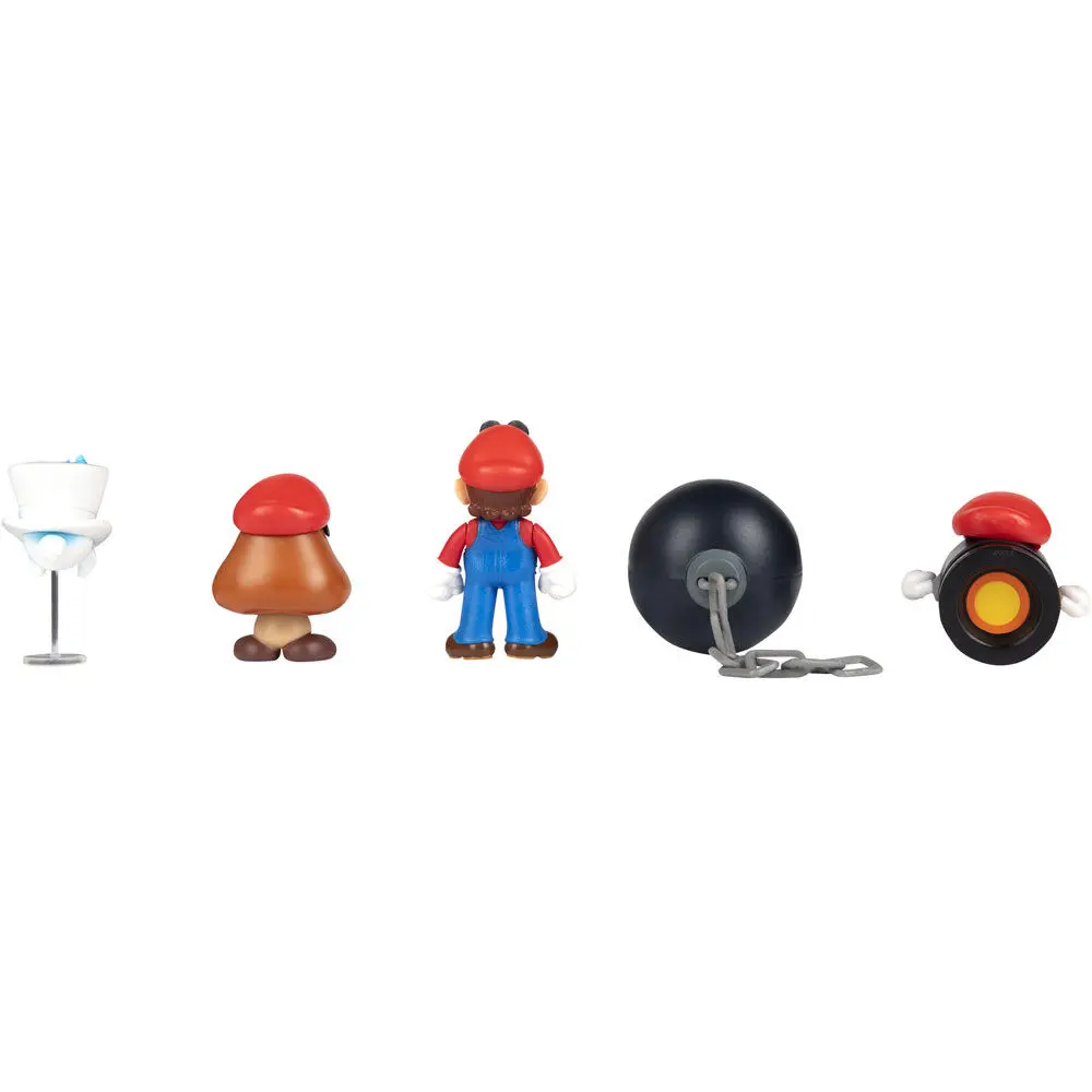 Super Mario Bros pack 5 figures 6,5cm termékfotó