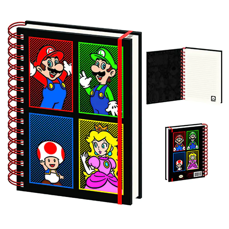 Super Mario Bros A5 notebook termékfotó