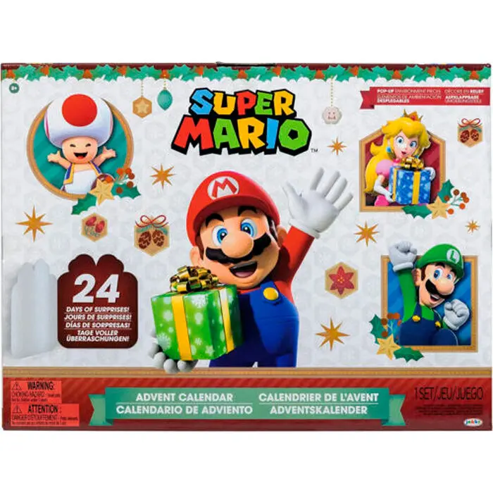 Super Mario Bros Holiday Advent calendar product photo