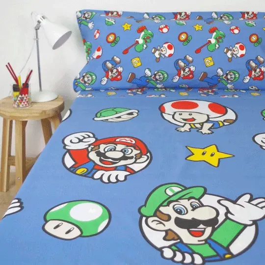 Super Mario Bros sheets set bed 90cm termékfotó