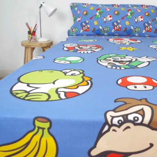 Super Mario Bros sheets set bed 90cm termékfotó