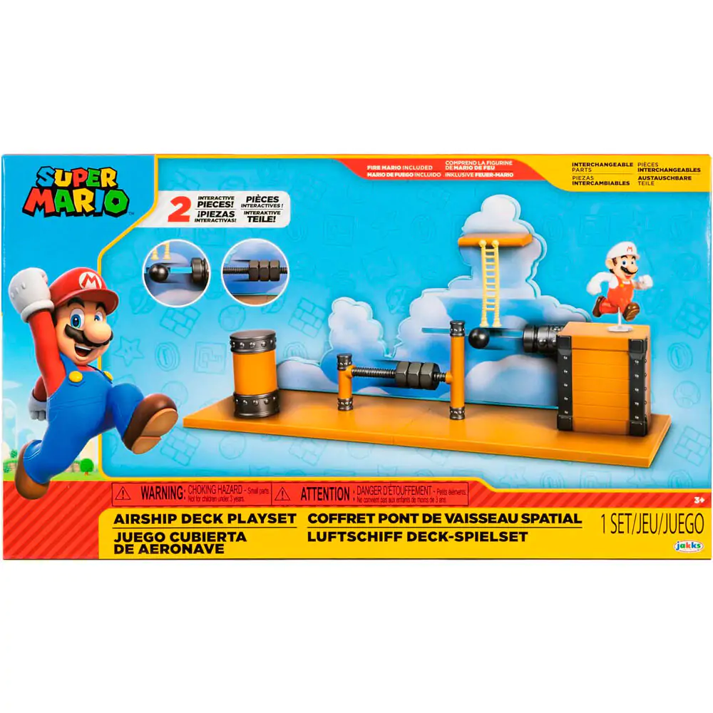 Super Mario Bros Aircraft deck playset termékfotó